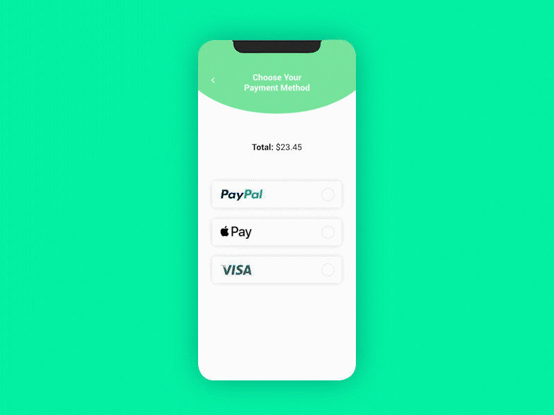 Credit Card Checkout Process credit credit card credit card design credit card form credit card payment green iphone mobile payment app ui ui ux