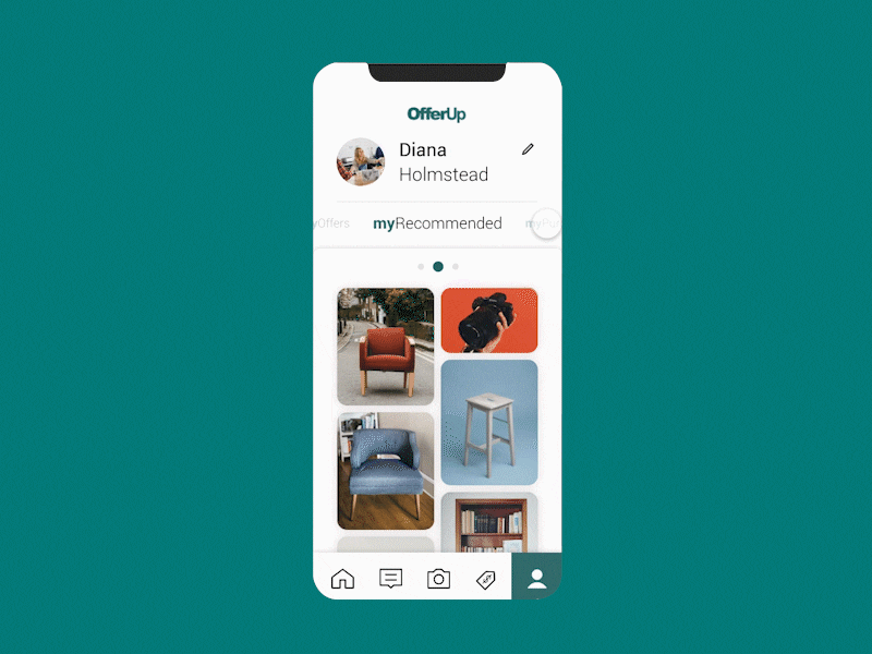 Day 6 Ui Challenge - OfferUp Profile