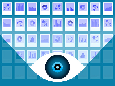 AI vs Human ai analyst analytics artificial intelligence blog branding data data driven design digital digital illustration eye eyeball human illustration robot startup statistics tech vector