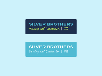 Silver Bros. Logo badge branding company construction digital illustration hardware illustration logo logo badge old school painting rebrand retro since typography vector