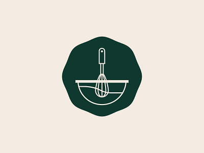 Logo Icon 01 badge chef cooking food icon illustration kitchen logo stamp whisk