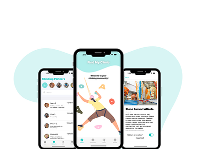 Find My Climb - SwiftUI App Project app design prototype swift swiftui ui ux xcode