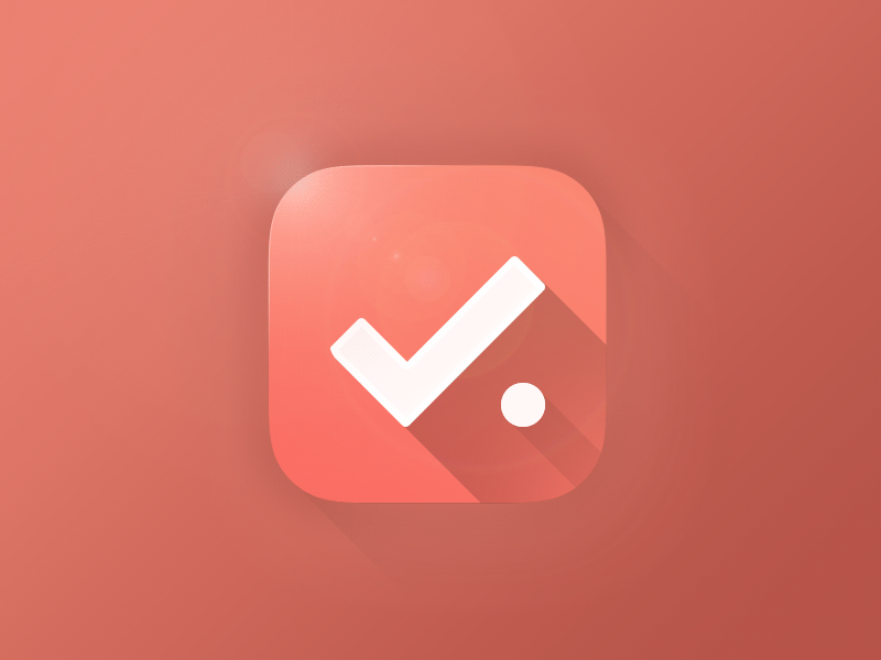 Checkr App Icon (gif) app checkr flat gif icon ios shadow