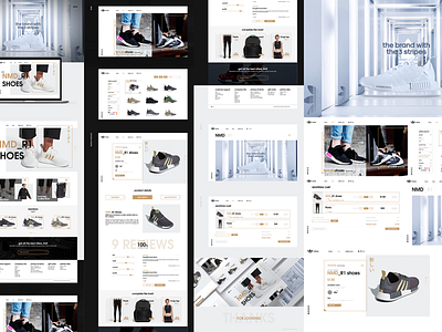 Adidas NMD_ Website concept adidas adidas originals advertisement clean concept creative fashion footwear modern shoes webdesign