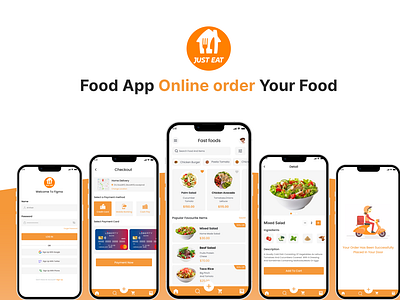 online food application by Irfan Ullah on Dribbble