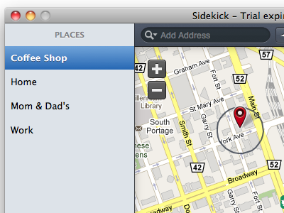 Sidekick - Configure Window mac ui