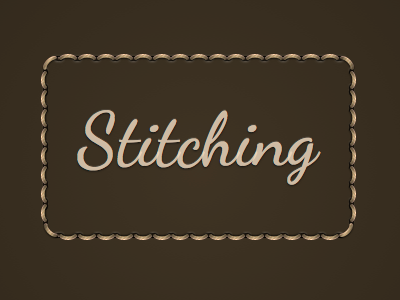 Stitching CSS Border-Image border css html stitching
