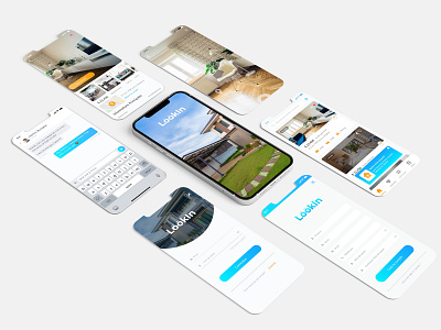 Lookin Mobile App & Websites Design app estate app estate search graphic design mobile mobileapp rentapp ui uxdesign webdesign website