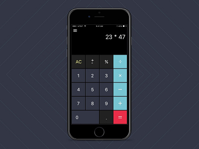 Calculator 004 dailyui dailyuichallenge ui ux