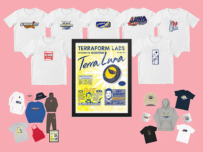 Terraform Labs // $LUNA merch project design graphic design merch