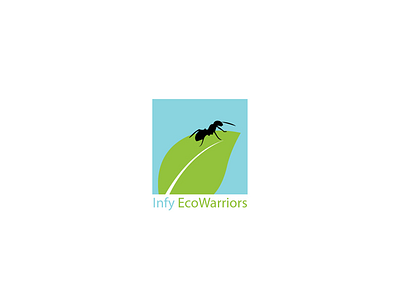 Infy Eco Warriors brand identity branding logo