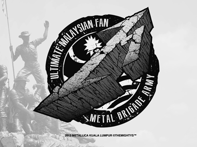 Metallica KL emblem icon logo malaysia metal metallica typo