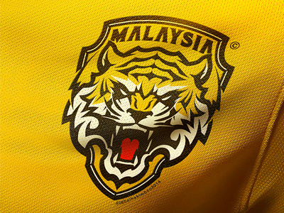 Harimau Malaya badge brand egames emblem esport football gaming logo malaya malaysia playstation soccer sport tiger vector