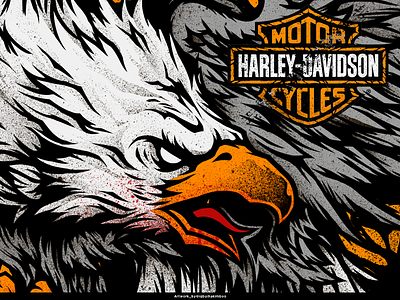 Harley-Davidson Apparel apparel eagle harleydavidson illustration motorcycles shirt