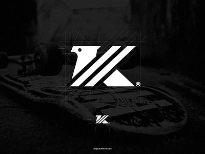 KROOKZ® brand branding design identity krookz logo malaysia skateboarding vector