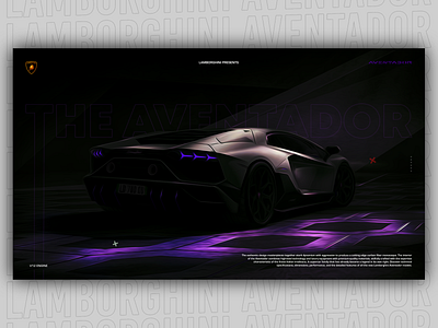 AVENTADOR! aventador car poster lamborghini poster design social media post