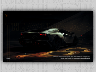 AVENTADOR! aventador car poster lamborghini poster design social media post