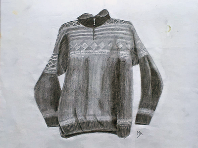 Sweater Drawing clothes drawing pencil sweater