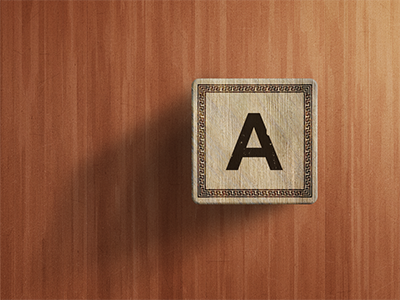 Cube - Letter A air alphabet drag drop elearning flash free throw ios