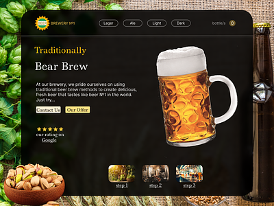 Beer Brewery site web design