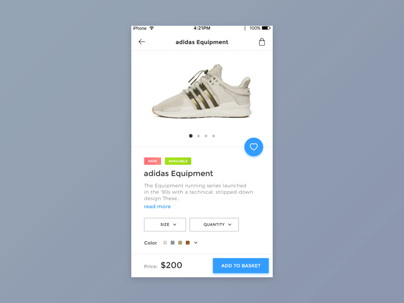 Sneaker shop app