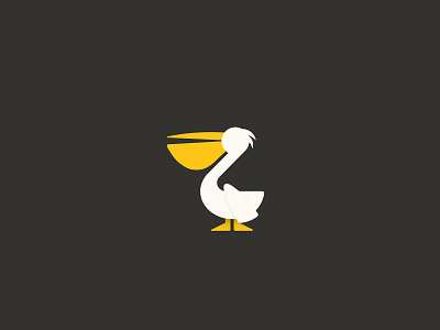 Pelican adobe adobe illustrator animal creative creativity design digital art drawing flat design gradient graphic design graphics illustration illustrator logo logotype minimal photoshop pictogram vector