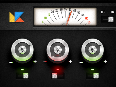 Soon : freebie PSD alu buttons freebie hi fi off on psd round sound