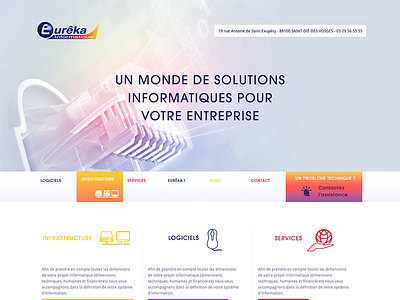 Eurêka! computer webdesign website