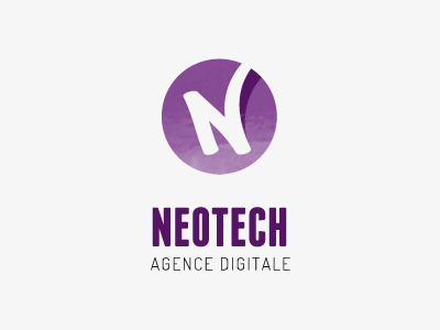 Web agency logo circle franchise gray light logo logotype violet