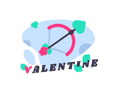 Cupid's Bow illustration valentine