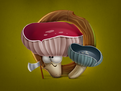 Mushroom game art item mushroom