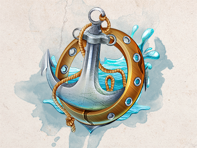 Anchor anchor art game icon slot