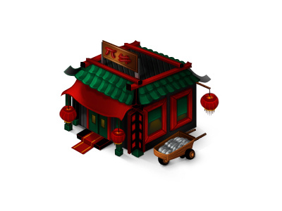 Chinese art building game