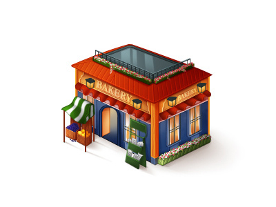 Bakery art building game