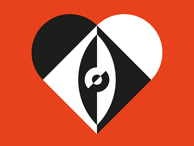 HEART EDUCATION #1 clitoris design eye flat geometry heart illustration illustrator logo minimalist pattern sex vagina vector