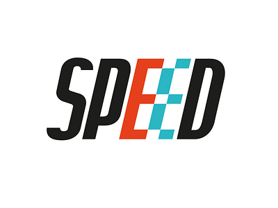 SPEED design flat geometry illustration illustrator logo minimalist pattern race speed type typogaphy vector