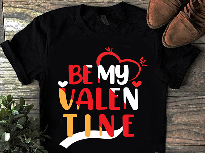 Be My Valentine. Valentine's Day T-Shirt Design graphic design t shirt