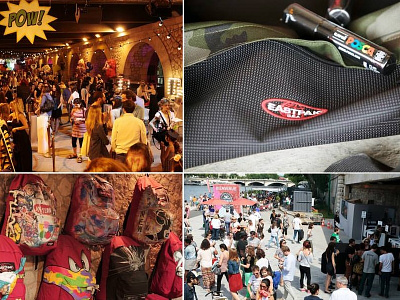 Eastpak Brunch Bazar Mega Opening art backpack eastpak exhibition paris