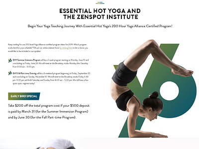 Yoga branding landing page design ui ux website yoga