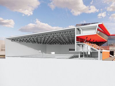 SPORTS COMPLEX IN GULBENE | COMPETITION PROJECT