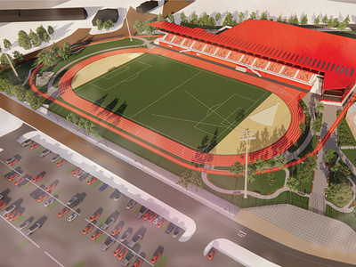 SPORTS COMPLEX IN GULBENE | COMPETITION PROJECT