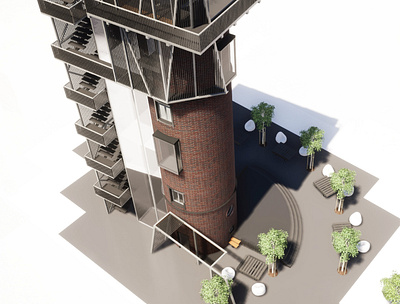 DUNTES SQUARE TOWER | CONCEPT PROJECT architecture building city concept design multifunction project square tower urbanplanning