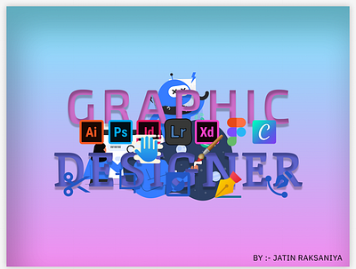 GRAPHIC DESIGNER branding design graphic design ill logo motion graphics typography ui vector