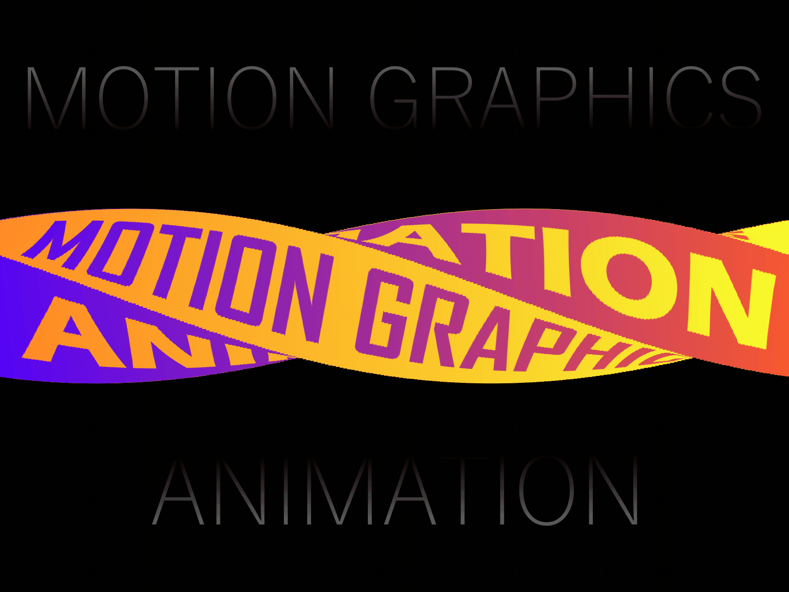 Twisted Typography 3d aftereffects animation branding design first gif gradiant like logo motion motion graphics roll text trendy twist typography ui vector work