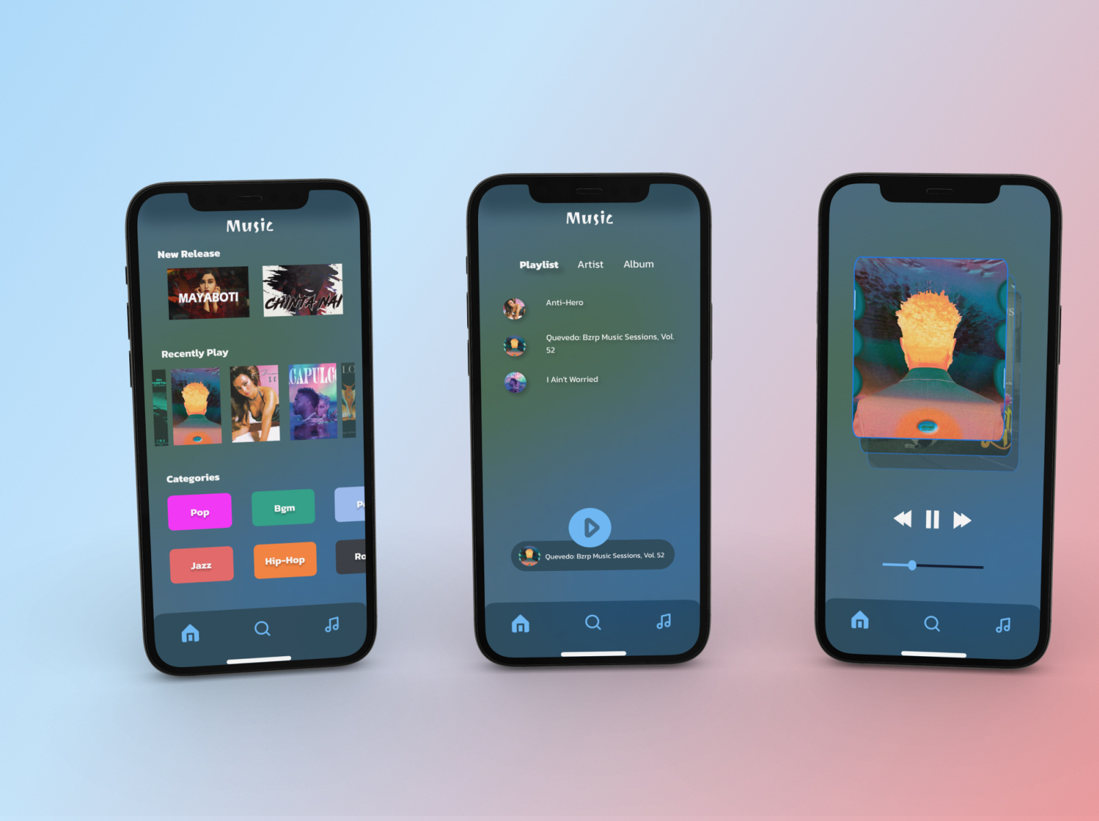 Music App UI UX Design by Designer Deck on Dribbble