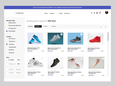 Nike Product Page Concept by Farhana KA on Dribbble