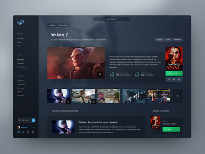 Games Launcher & Store