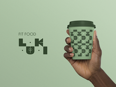 Luki Fit Food branding catering design eco logo logodesign logotype minimal vector