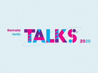Remote Ionic Talks branding design developer event logo logodesign logotype meeting programmer software