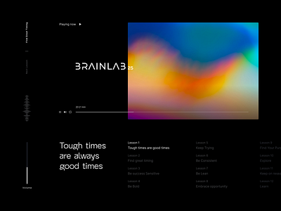 Brainlab branding clean design illustration logo logodesign logotype minimal minimalistic player startup ui ux vector video